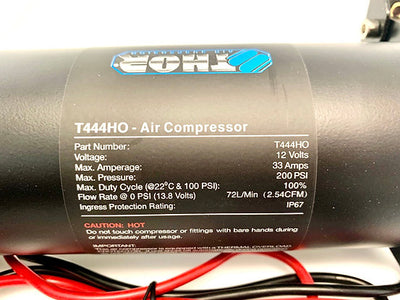 Thor TC444HO 12V High Output compressor