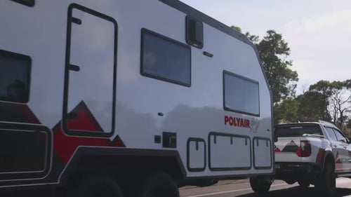 Polyair airbag suspension load support for 4WD towing and carrying additional weight