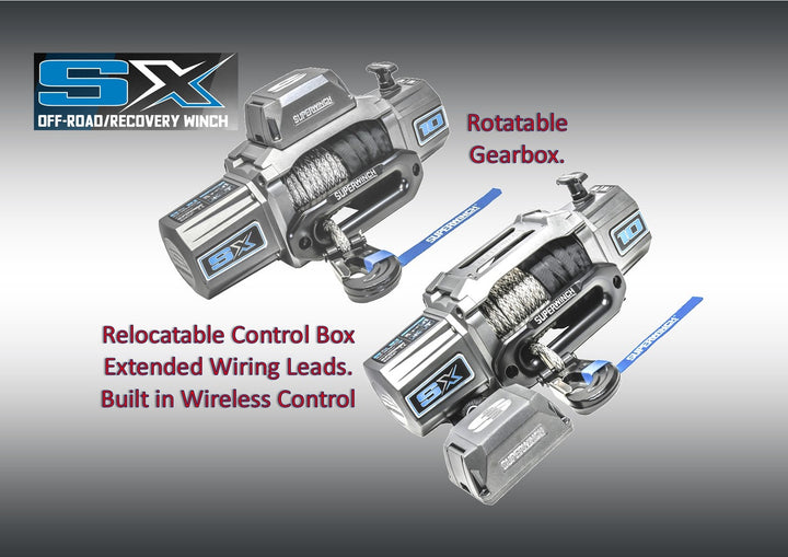 Superwinch SX10SR Winch with Synthetic Rope